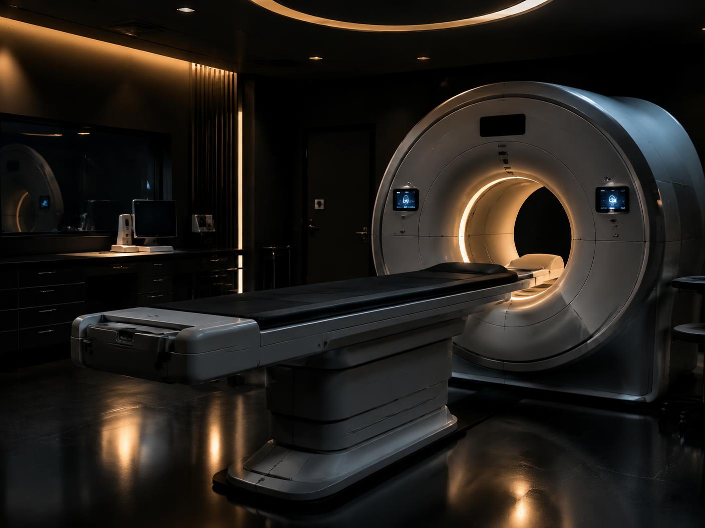 Advanced diagnostic equipment in a modern healthcare facility