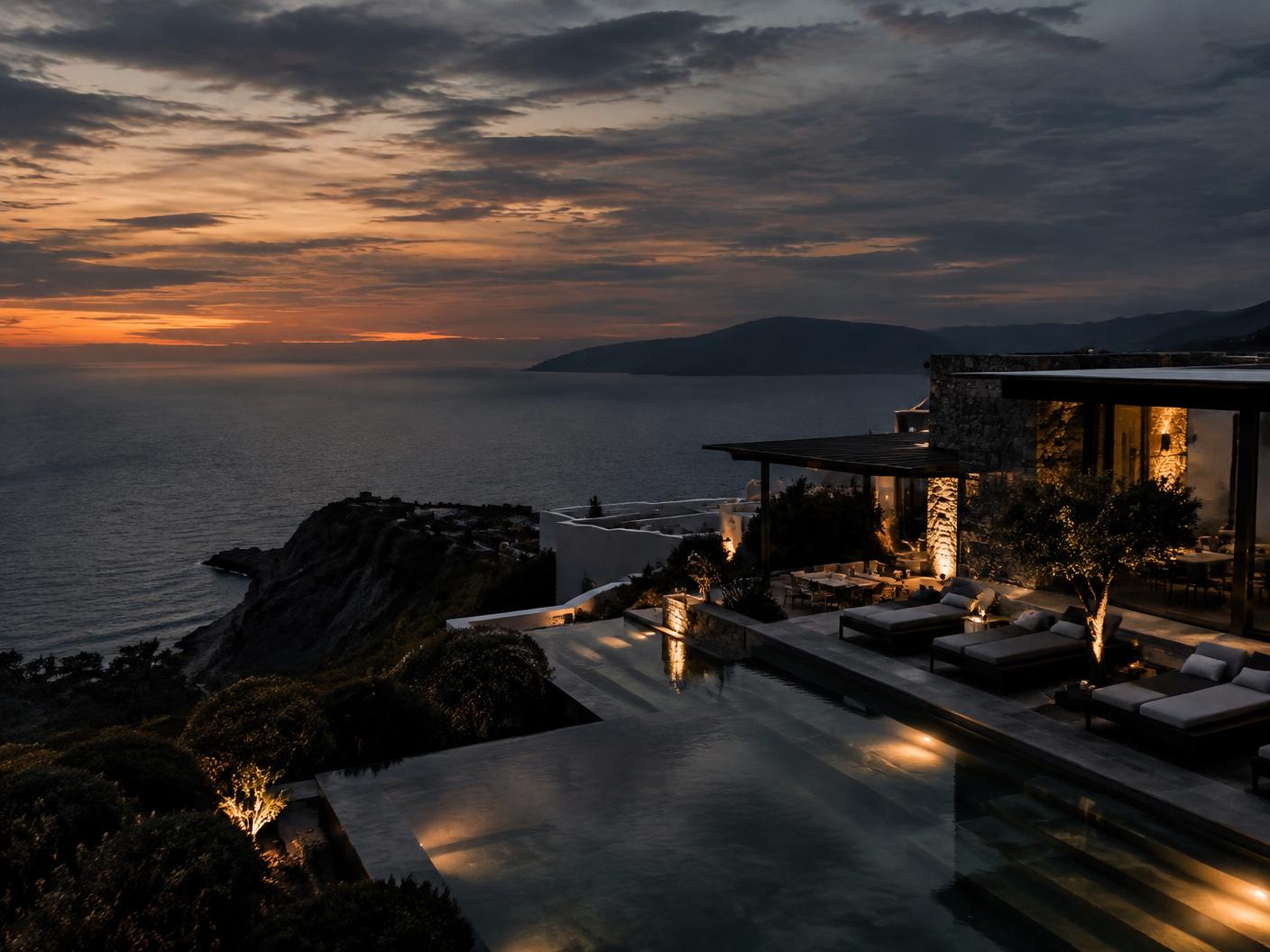 Premium international coastal destination and hospitality setting